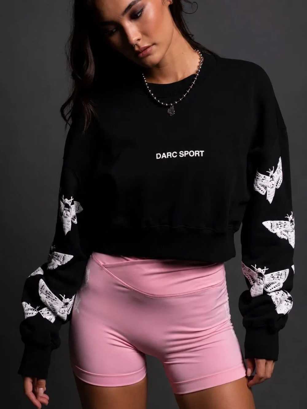 DARC SPORT SHE Cropped Sweatshirt